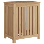 vidaXL Coș de rufe, 50x35x60 cm, lemn masiv de tec vidaXL Coș de rufe, 50x35x60 cm, lemn masiv de tec