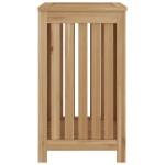 vidaXL Coș de rufe, 50x35x60 cm, lemn masiv de tec vidaXL Coș de rufe, 50x35x60 cm, lemn masiv de tec