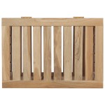 vidaXL Coș de rufe, 50x35x60 cm, lemn masiv de tec vidaXL Coș de rufe, 50x35x60 cm, lemn masiv de tec