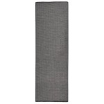 vidaXL Covor de exterior, gri, 80x250 cm, țesătură plată vidaXL Covor de exterior, gri, 80x250 cm, țesătură plată