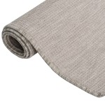 vidaXL Covor de exterior, gri taupe, 160x230 cm, țesătură plată vidaXL Covor de exterior, gri taupe, 160x230 cm, țesătură plată