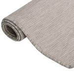 vidaXL Covor de exterior, gri taupe, 200x280 cm, țesătură plată vidaXL Covor de exterior, gri taupe, 200x280 cm, țesătură plată