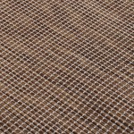 vidaXL Covor de exterior, maro, 160x230 cm, țesătură plată vidaXL Covor de exterior, maro, 160x230 cm, țesătură plată