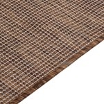vidaXL Covor de exterior, maro, 200x280 cm, țesătură plată vidaXL Covor de exterior, maro, 200x280 cm, țesătură plată