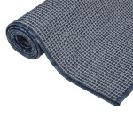 vidaXL Covor de exterior, albastru, 80x250 cm, țesătură plată vidaXL Covor de exterior, albastru, 80x250 cm, țesătură plată