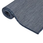 vidaXL Covor de exterior, albastru, 120x170 cm, țesătură plată vidaXL Covor de exterior, albastru, 120x170 cm, țesătură plată