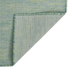 vidaXL Covor de exterior, turcoaz, 80x250 cm, țesătură plată vidaXL Covor de exterior, turcoaz, 80x250 cm, țesătură plată