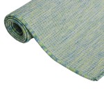vidaXL Covor de exterior, turcoaz, 140x200 cm, țesătură plată vidaXL Covor de exterior, turcoaz, 140x200 cm, țesătură plată