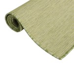 vidaXL Covor de exterior, verde, 160x230 cm, țesătură plată vidaXL Covor de exterior, verde, 160x230 cm, țesătură plată