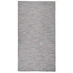 vidaXL Covor de exterior, maro şi albastru, 80x150 cm, țesătură plată vidaXL Covor de exterior, maro şi albastru, 80x150 cm, țesătură plată