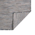 vidaXL Covor de exterior, maro şi albastru, 80x250 cm, țesătură plată vidaXL Covor de exterior, maro şi albastru, 80x250 cm, țesătură plată