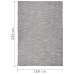 vidaXL Covor de exterior, maro şi albastru, 160x230 cm, țesătură plată vidaXL Covor de exterior, maro şi albastru, 160x230 cm, țesătură plată