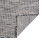 vidaXL Covor de exterior, maro şi albastru, 200x280 cm, țesătură plată vidaXL Covor de exterior, maro şi albastru, 200x280 cm, țesătură plată
