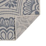 vidaXL Covor de exterior, model albastru, 160x230 cm, țesătură plată vidaXL Covor de exterior, model albastru, 160x230 cm, țesătură plată