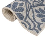 vidaXL Covor de exterior, model albastru, 160x230 cm, țesătură plată vidaXL Covor de exterior, model albastru, 160x230 cm, țesătură plată