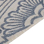 vidaXL Covor de exterior, model albastru, 160x230 cm, țesătură plată vidaXL Covor de exterior, model albastru, 160x230 cm, țesătură plată