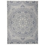vidaXL Covor de exterior, model albastru, 200x280 cm, țesătură plată vidaXL Covor de exterior, model albastru, 200x280 cm, țesătură plată