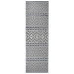 vidaXL Covor de exterior, dungi albastre, 80x250 cm, țesătură plată vidaXL Covor de exterior, dungi albastre, 80x250 cm, țesătură plată