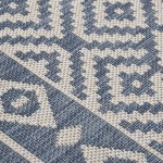 vidaXL Covor de exterior, dungi albastre, 120x170 cm, țesătură plată vidaXL Covor de exterior, dungi albastre, 120x170 cm, țesătură plată
