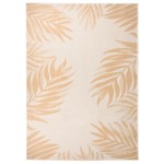 vidaXL Covor de exterior, model frunze, 120x170 cm, țesătură plată vidaXL Covor de exterior, model frunze, 120x170 cm, țesătură plată