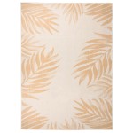 vidaXL Covor de exterior, model frunze, 200x280 cm, țesătură plată vidaXL Covor de exterior, model frunze, 200x280 cm, țesătură plată