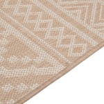 vidaXL Covor de exterior, dungi maro, 80x250 cm, țesătură plată vidaXL Covor de exterior, dungi maro, 80x250 cm, țesătură plată