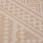 vidaXL Covor de exterior, dungi maro, 100x200 cm, țesătură plată vidaXL Covor de exterior, dungi maro, 100x200 cm, țesătură plată