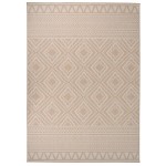 vidaXL Covor de exterior, dungi maro, 120x170 cm, țesătură plată vidaXL Covor de exterior, dungi maro, 120x170 cm, țesătură plată