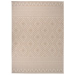 vidaXL Covor de exterior, dungi maro, 200x280 cm, țesătură plată vidaXL Covor de exterior, dungi maro, 200x280 cm, țesătură plată