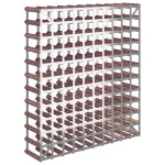 vidaXL Suport sticle de vin, 120 sticle, maro, lemn masiv de pin vidaXL Suport sticle de vin, 120 sticle, maro, lemn masiv de pin