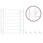 vidaXL Suport sticle de vin, 48 sticle, metal