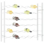 vidaXL Suport sticle de vin pentru 36 sticle, metal vidaXL Suport sticle de vin pentru 36 sticle, metal
