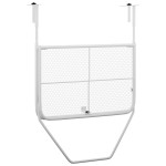vidaXL Masă de balcon, alb, 60x40 cm, oțel vidaXL Masă de balcon, alb, 60x40 cm, oțel