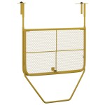 vidaXL Masă de balcon, auriu, 60x40 cm, oțel vidaXL Masă de balcon, auriu, 60x40 cm, oțel