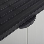 vidaXL Dulap de depozitare grădină, cu 1 raft, gri/negru, 68x40x85 cm vidaXL Dulap de depozitare grădină, cu 1 raft, gri/negru, 68x40x85 cm