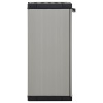 vidaXL Dulap de depozitare grădină, cu 1 raft, gri/negru, 35x40x85 cm vidaXL Dulap de depozitare grădină, cu 1 raft, gri/negru, 35x40x85 cm