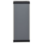 vidaXL Dulap de depozitare grădină, cu 1 raft, gri/negru, 35x40x85 cm vidaXL Dulap de depozitare grădină, cu 1 raft, gri/negru, 35x40x85 cm