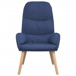 vidaXL Scaun de relaxare, albastru, material textil