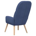 vidaXL Scaun de relaxare, albastru, material textil