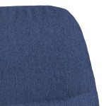 vidaXL Scaun de relaxare, albastru, material textil