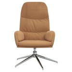 vidaXL Scaun de relaxare, gri taupe, piele întoarsă artificială
