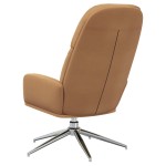 vidaXL Scaun de relaxare, gri taupe, piele întoarsă artificială