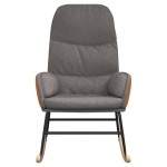 vidaXL Scaun balansoar, gri deschis, material textil vidaXL Scaun balansoar, gri deschis, material textil