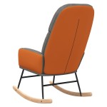 vidaXL Scaun balansoar, gri deschis, material textil vidaXL Scaun balansoar, gri deschis, material textil