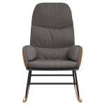vidaXL Scaun balansoar, gri închis, material textil vidaXL Scaun balansoar, gri închis, material textil