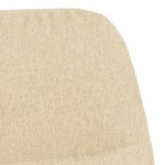 vidaXL Scaun balansoar, alb crem, material textil vidaXL Scaun balansoar, alb crem, material textil
