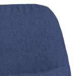vidaXL Scaun balansoar, albastru, material textil vidaXL Scaun balansoar, albastru, material textil