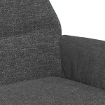 vidaXL Scaun de relaxare, gri închis, material textil