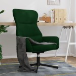 vidaXL Scaun de relaxare, verde închis, catifea vidaXL Scaun de relaxare, verde închis, catifea