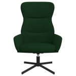 vidaXL Scaun de relaxare, verde închis, catifea vidaXL Scaun de relaxare, verde închis, catifea